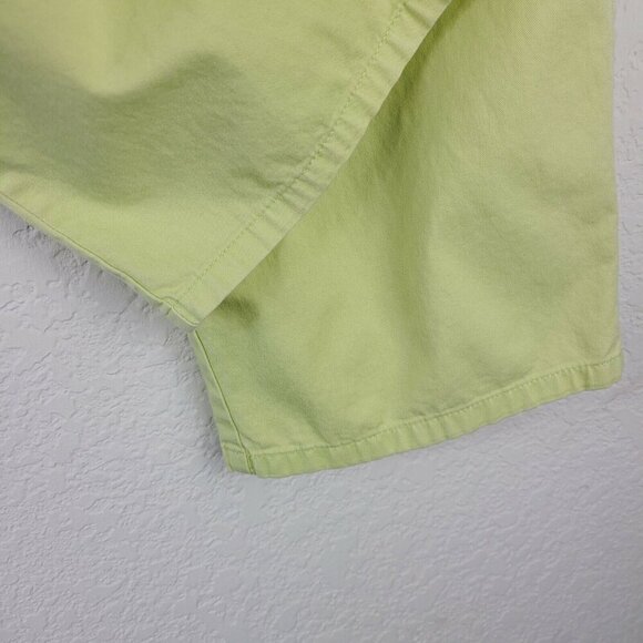 Calvin Klein Jeans Cropped Pants Capris Yellow Size 6 Summer Spring Casual Comfy - Picture 3 of 11